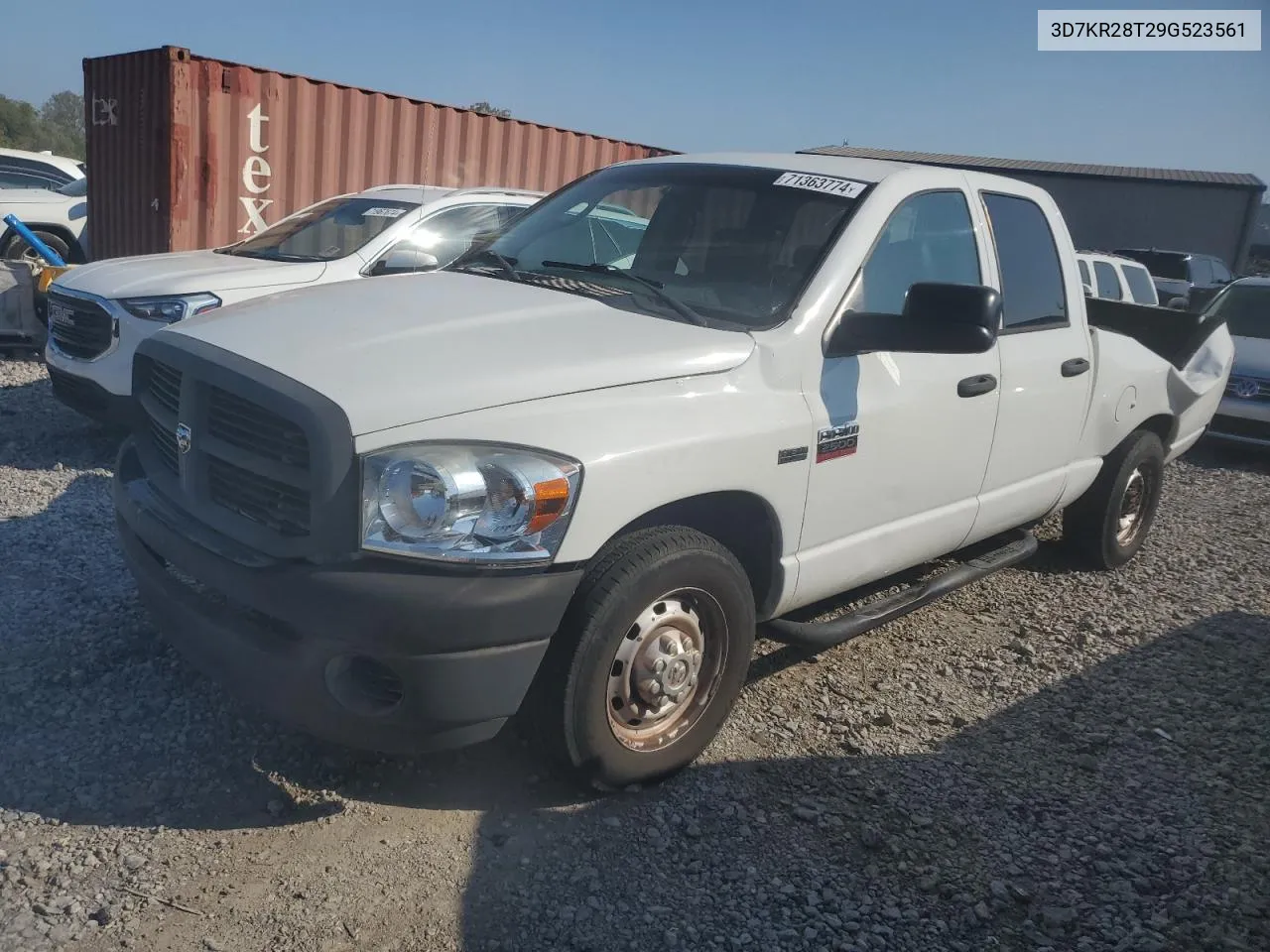 3D7KR28T29G523561 2009 Dodge Ram 2500