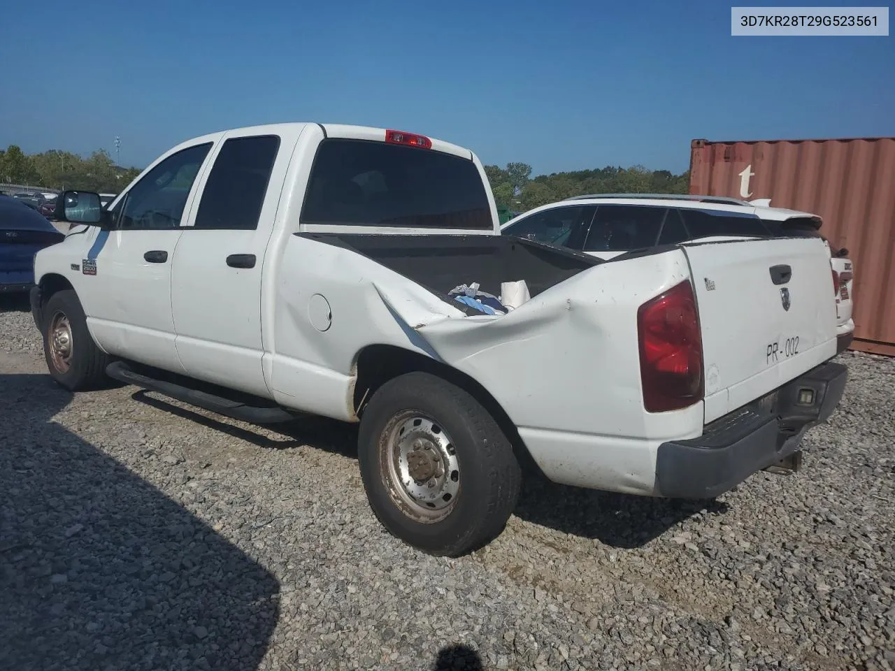 3D7KR28T29G523561 2009 Dodge Ram 2500