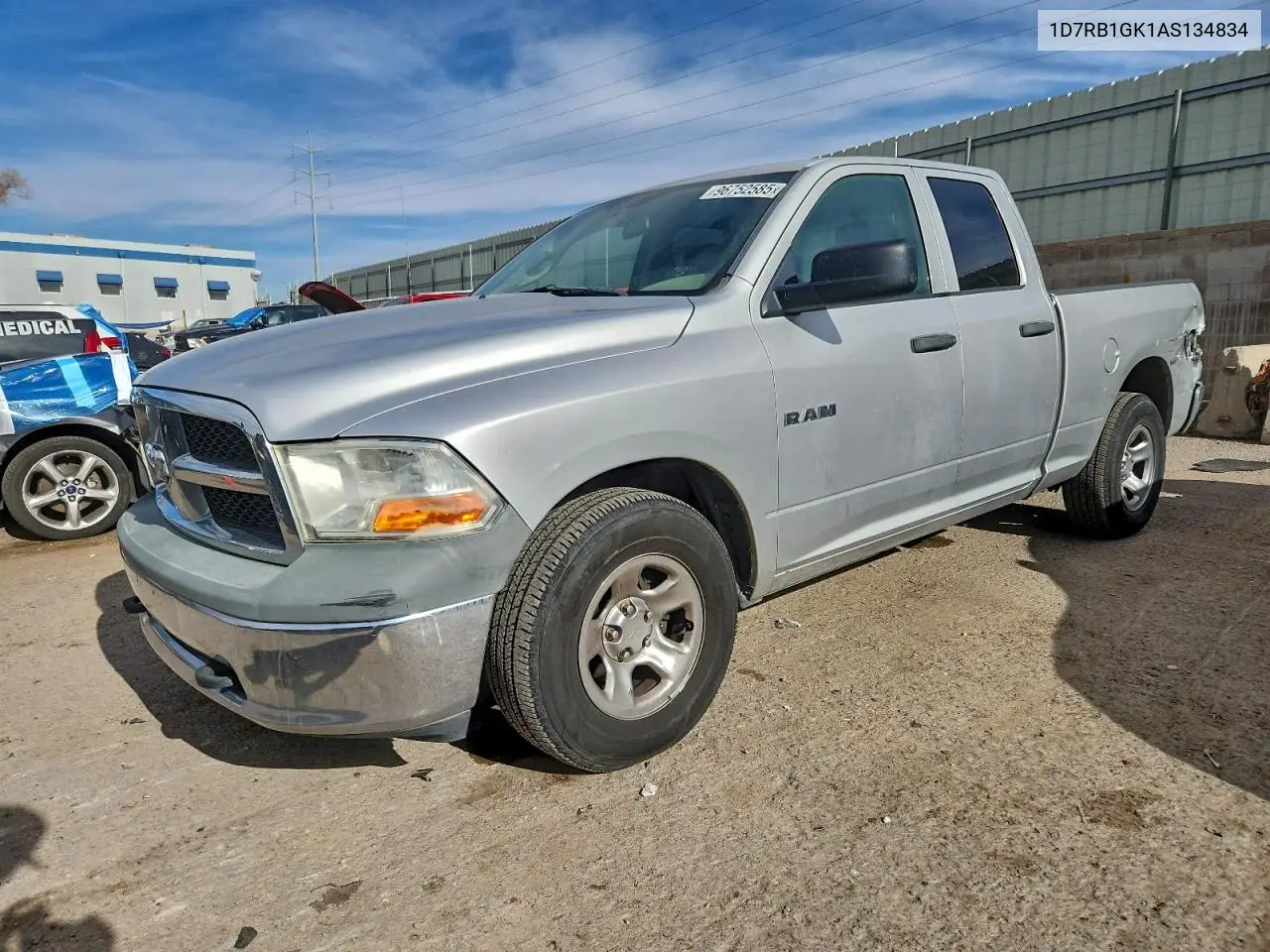 1D7RB1GK1AS134834 2010 Dodge Ram 1500