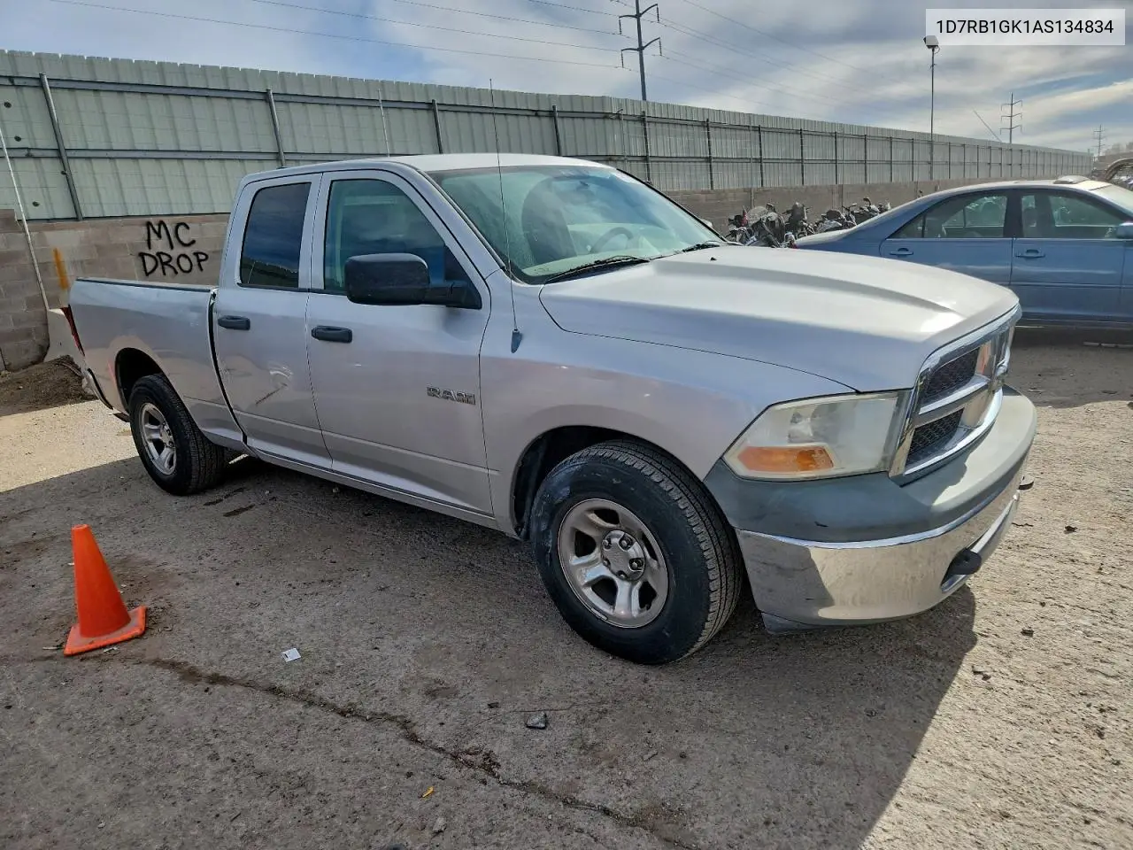 1D7RB1GK1AS134834 2010 Dodge Ram 1500