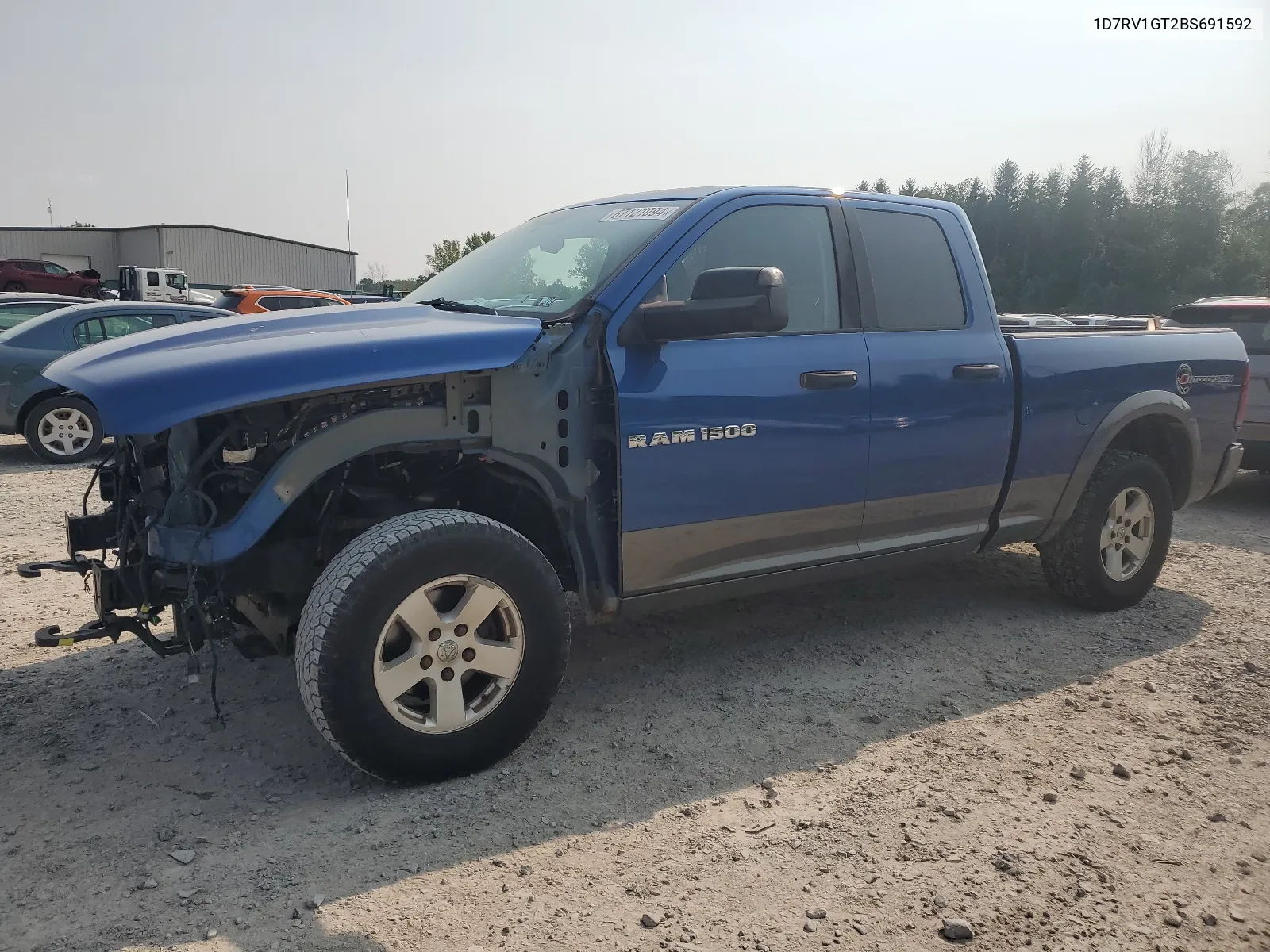 2011 Dodge Ram 1500 VIN: 1D7RV1GT2BS691592 Lot: 67121094