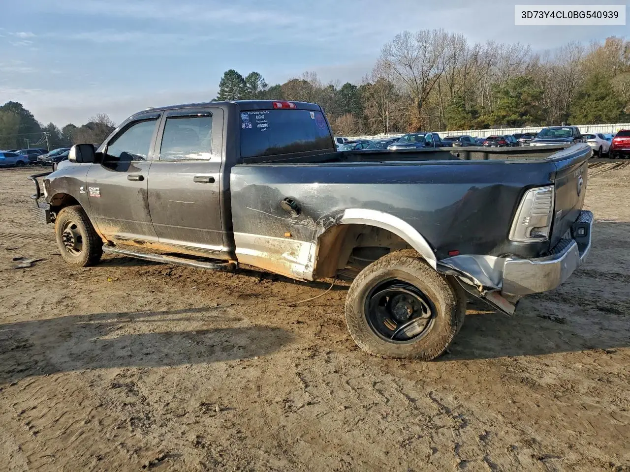 3D73Y4CL0BG540939 2011 Dodge Ram 3500