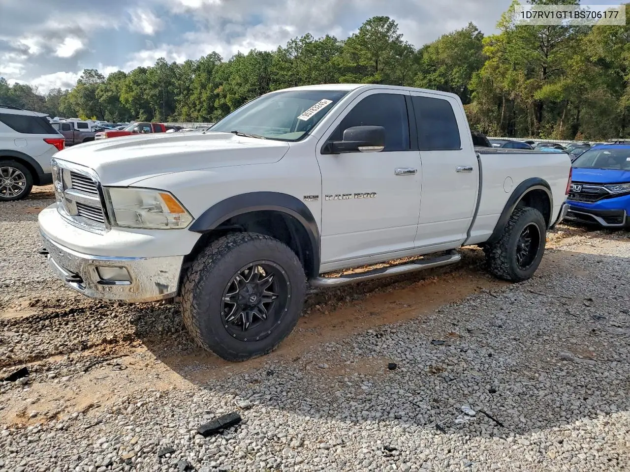 1D7RV1GT1BS706177 2011 Dodge Ram 1500