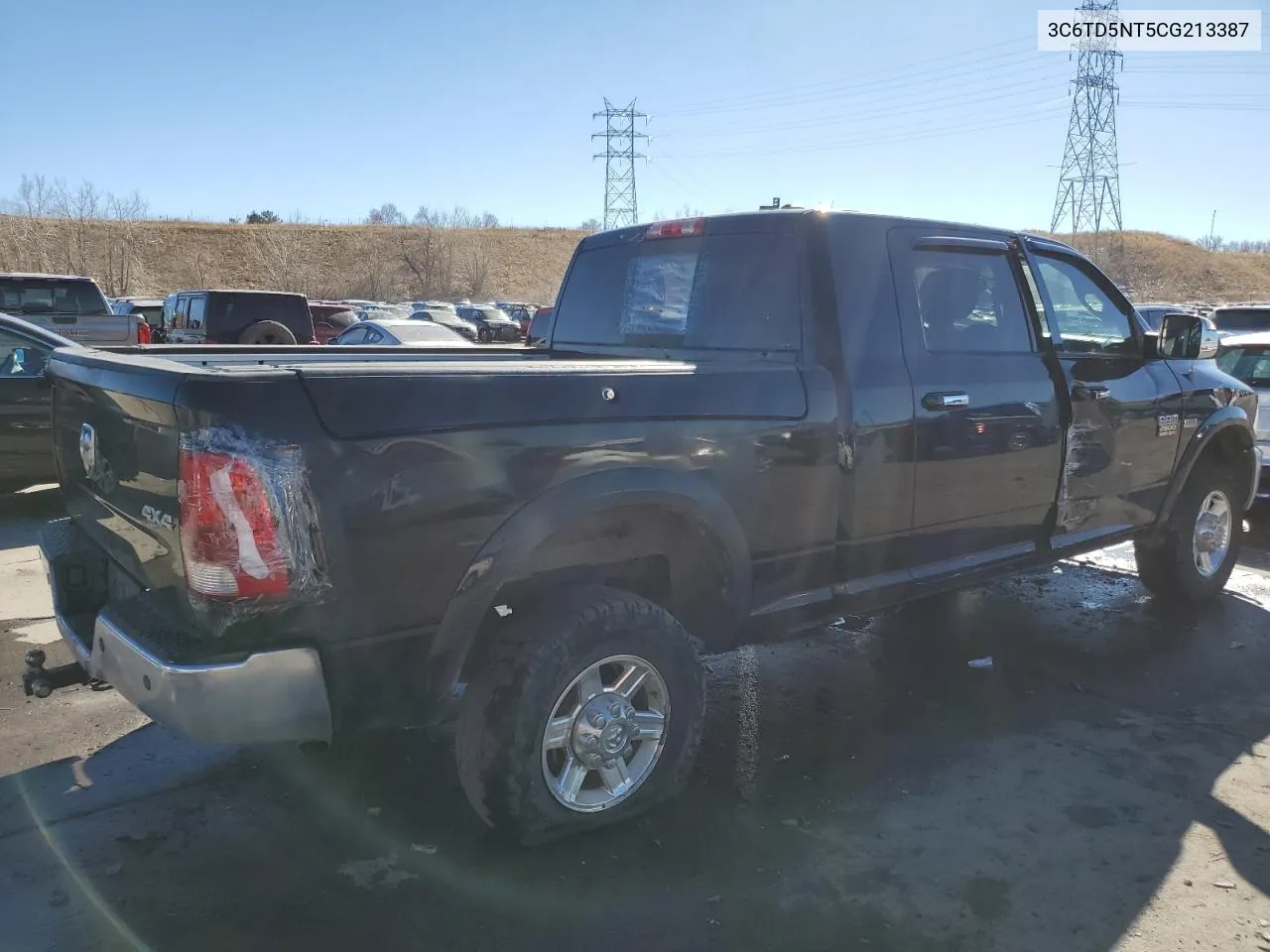 2012 Dodge Ram 2500 Laramie VIN: 3C6TD5NT5CG213387 Lot: 40591444