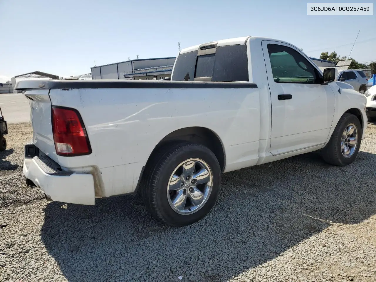 3C6JD6AT0CG257459 2012 Dodge Ram 1500 St