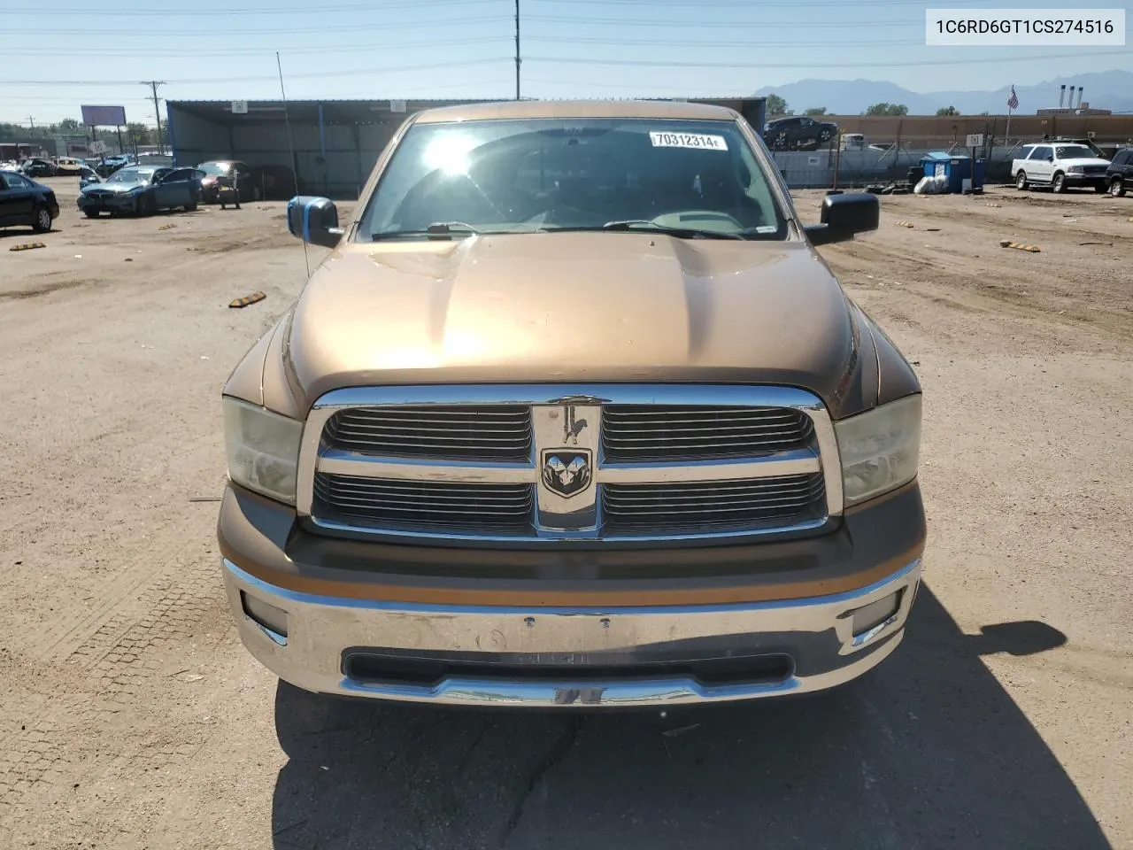 1C6RD6GT1CS274516 2012 Dodge Ram 1500 Slt