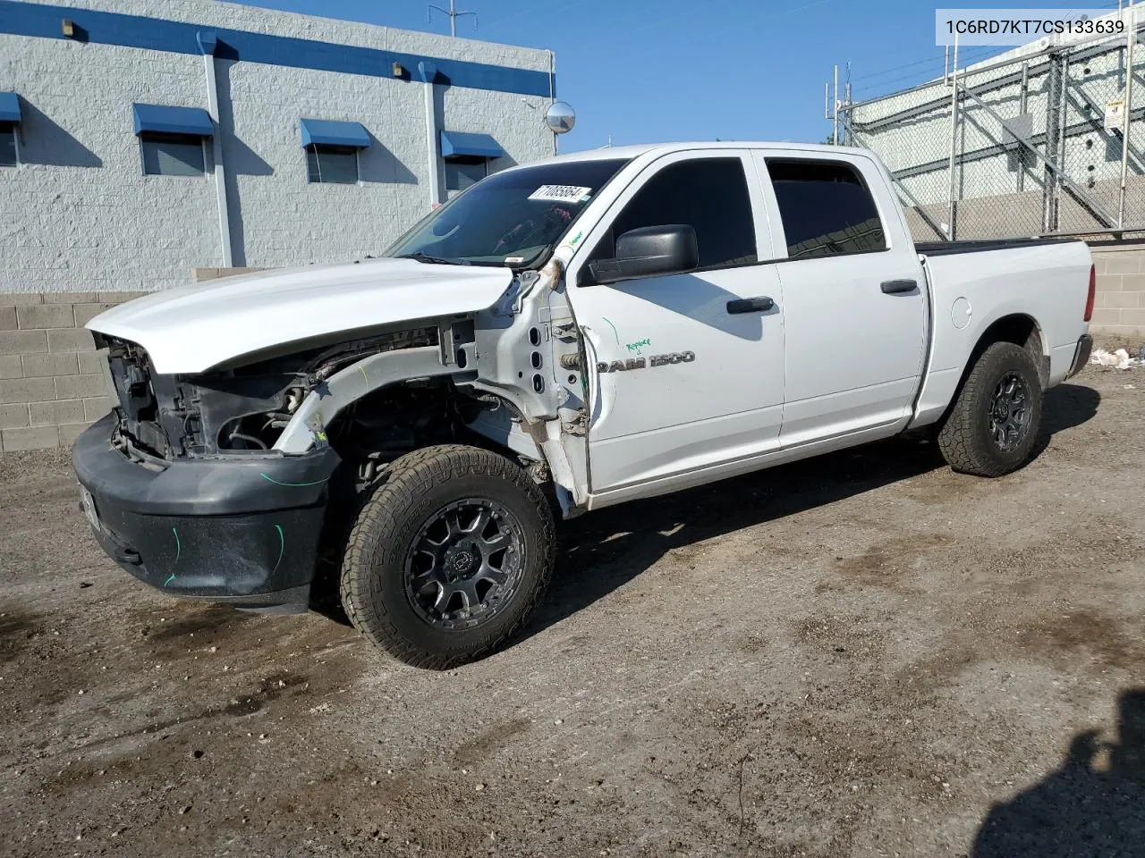 1C6RD7KT7CS133639 2012 Dodge Ram 1500 St