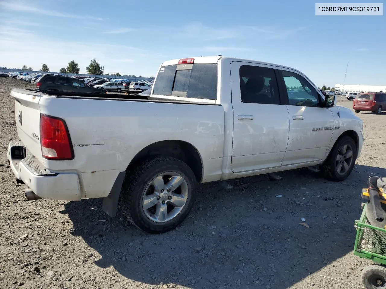 1C6RD7MT9CS319731 2012 Dodge Ram 1500 Sport