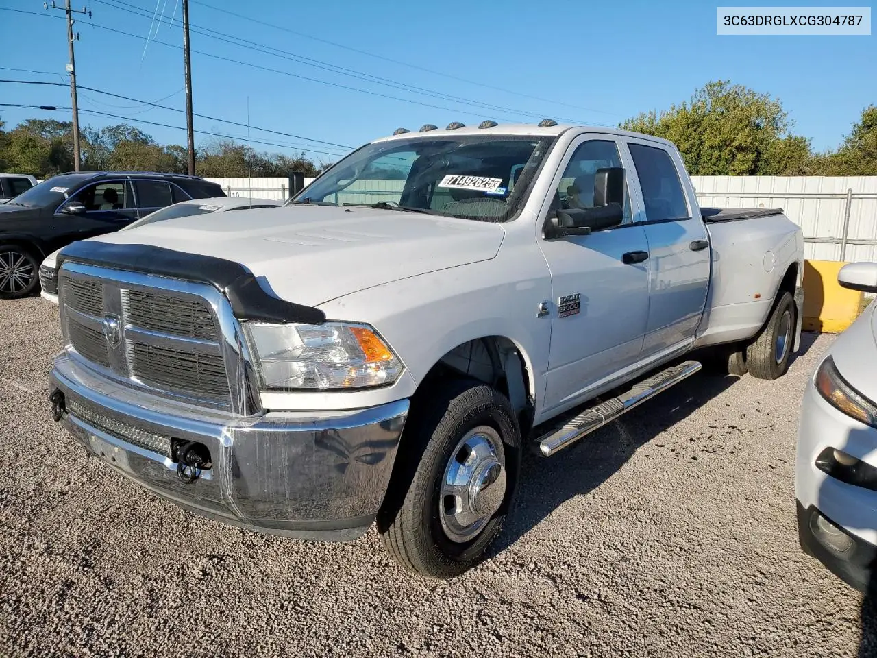 3C63DRGLXCG304787 2012 Dodge Ram 3500 St