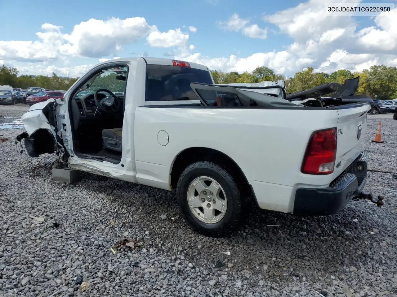 3C6JD6AT1CG226950 2012 Dodge Ram 1500 St