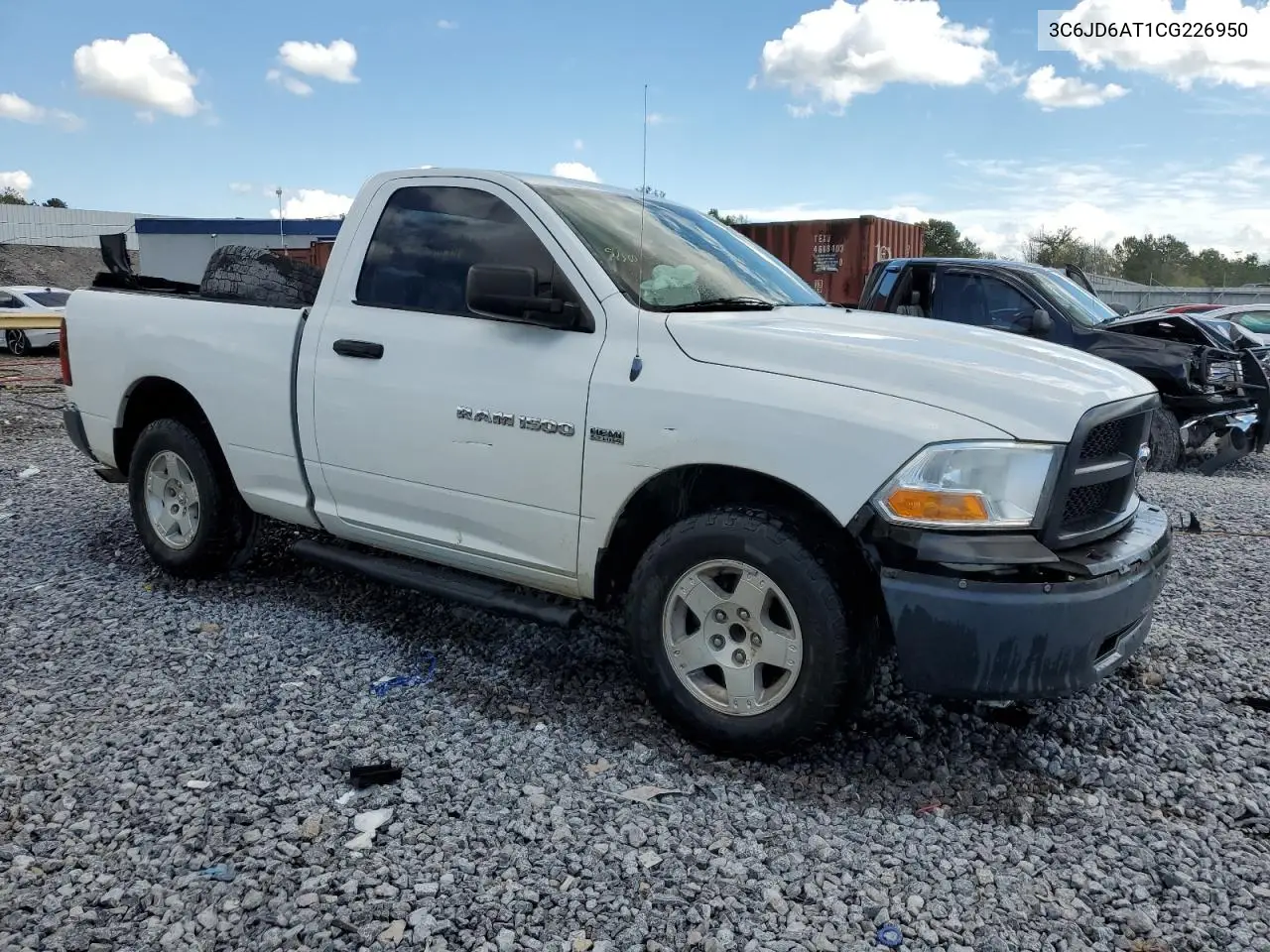 3C6JD6AT1CG226950 2012 Dodge Ram 1500 St