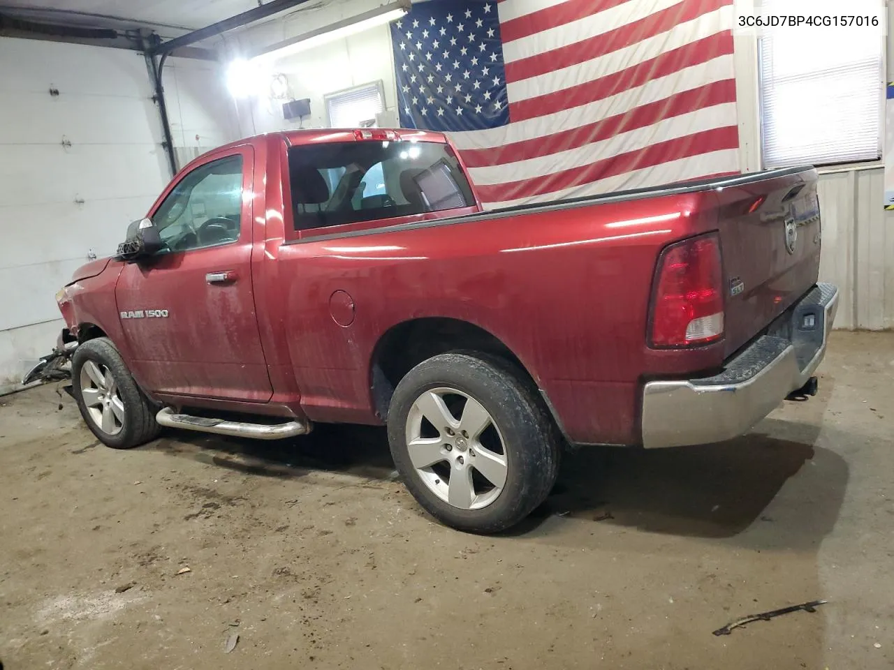 2012 Dodge Ram 1500 Slt VIN: 3C6JD7BP4CG157016 Lot: 89109375