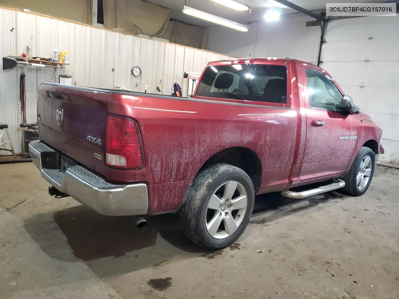 2012 Dodge Ram 1500 Slt VIN: 3C6JD7BP4CG157016 Lot: 89109375