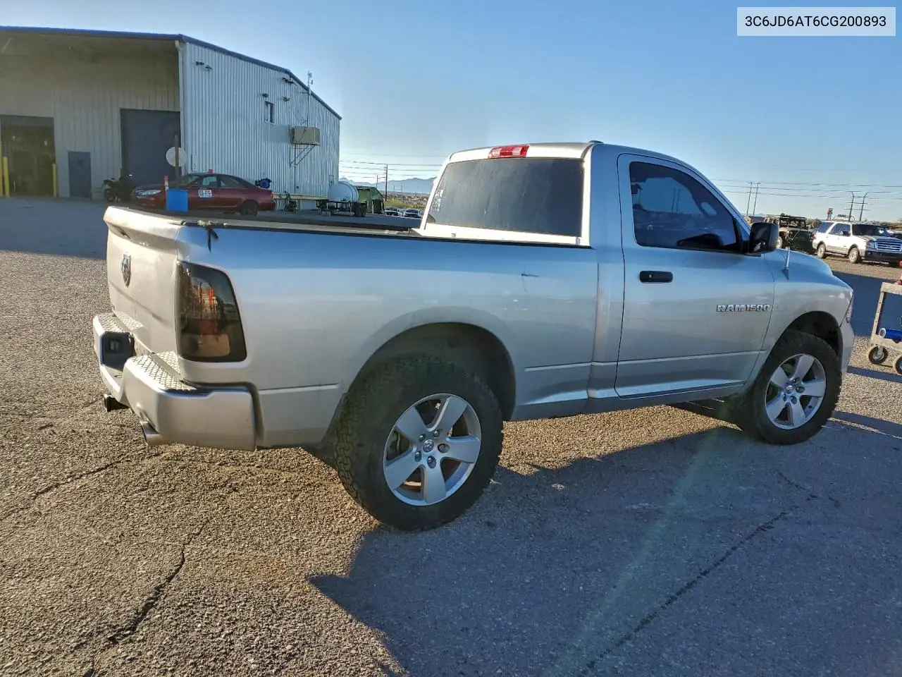 3C6JD6AT6CG200893 2012 Dodge Ram 1500 St