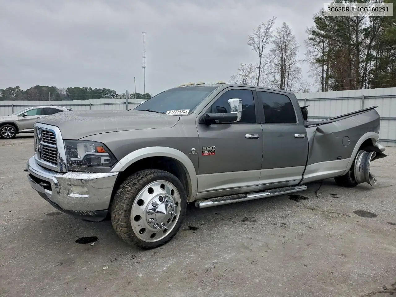 3C63DRJL4CG160291 2012 Dodge Ram 3500 Laramie