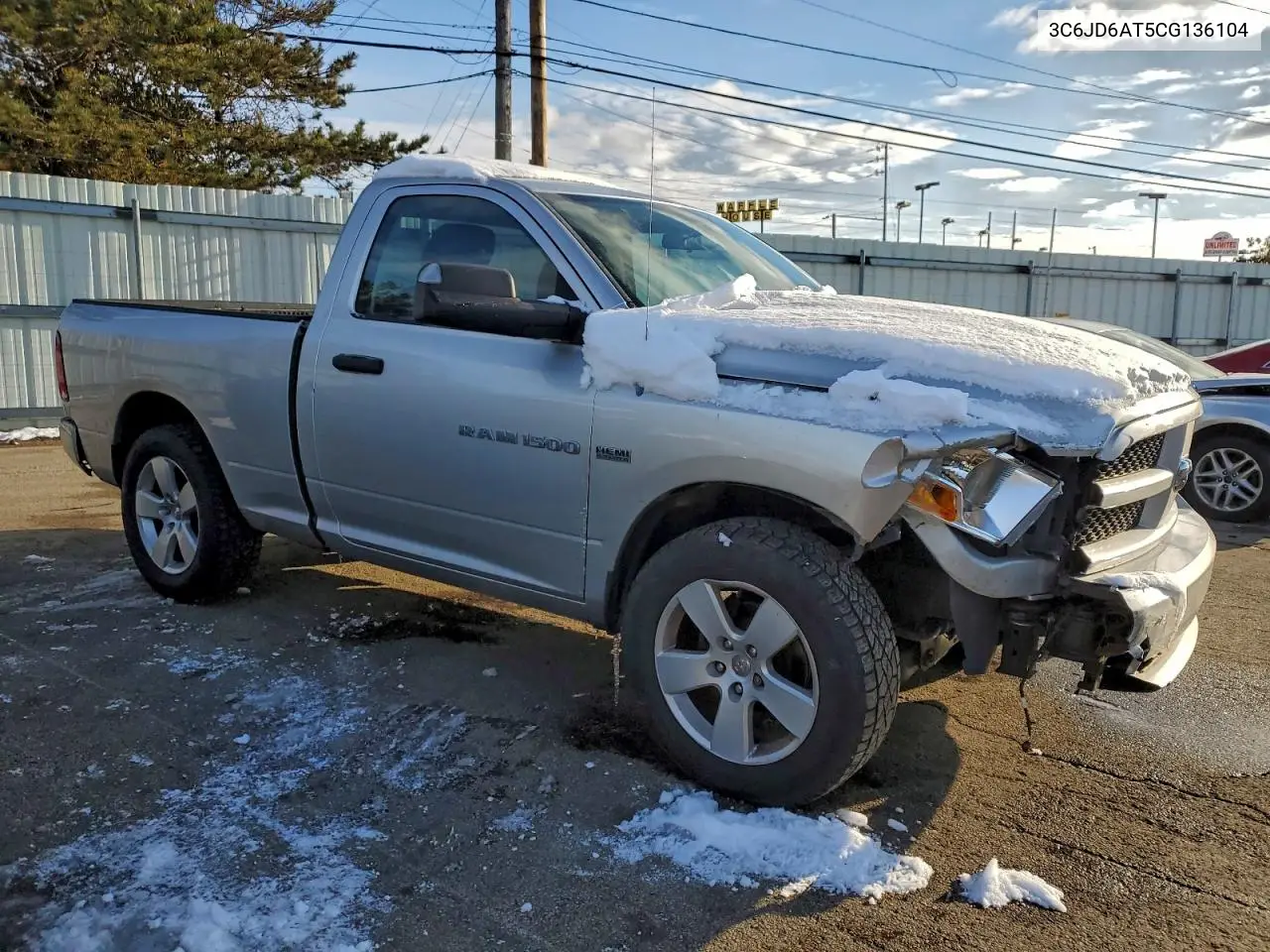 3C6JD6AT5CG136104 2012 Dodge Ram 1500 St