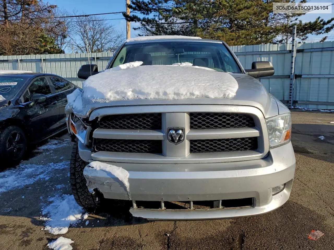 3C6JD6AT5CG136104 2012 Dodge Ram 1500 St