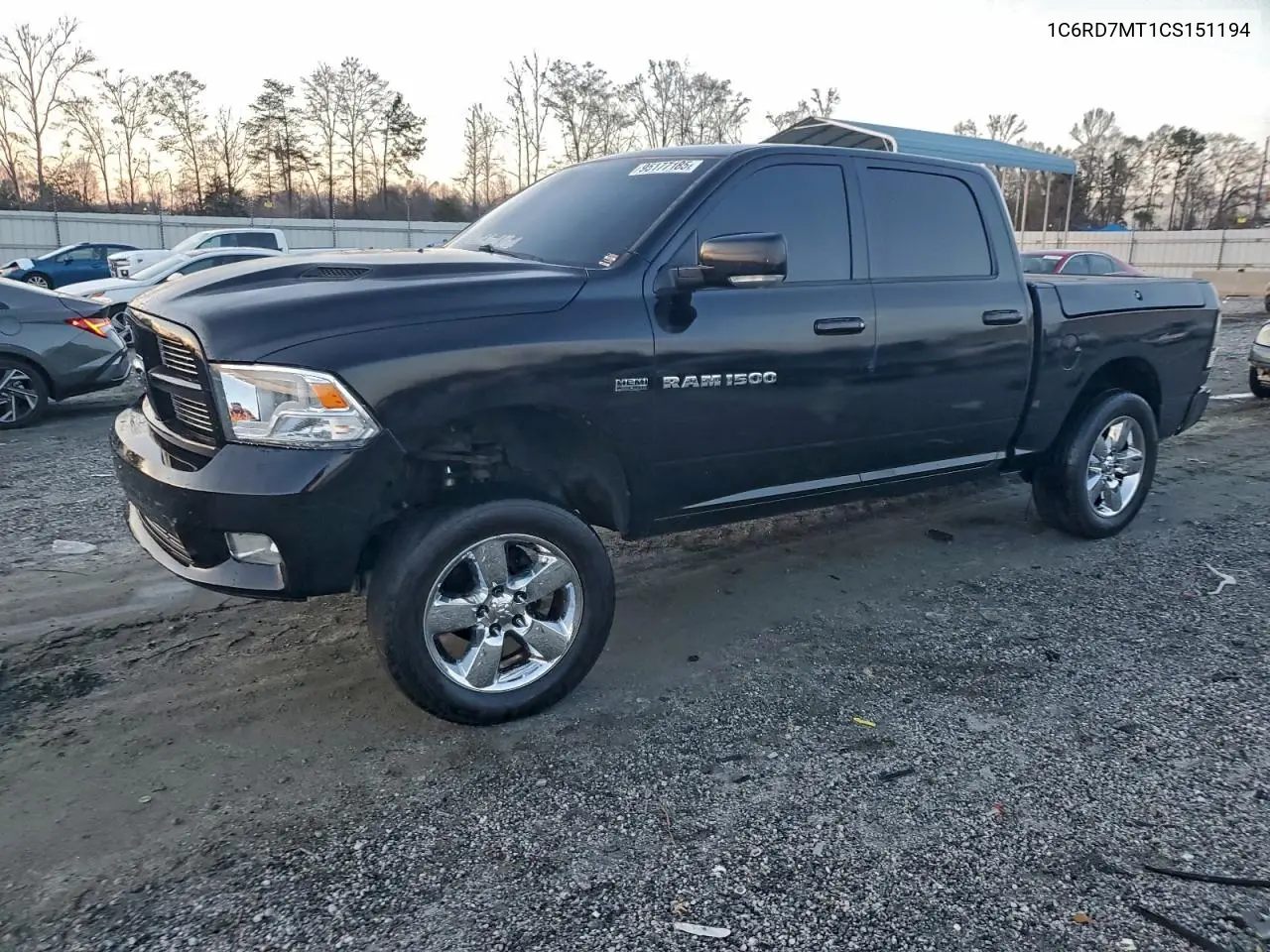 1C6RD7MT1CS151194 2012 Dodge Ram 1500 Sport