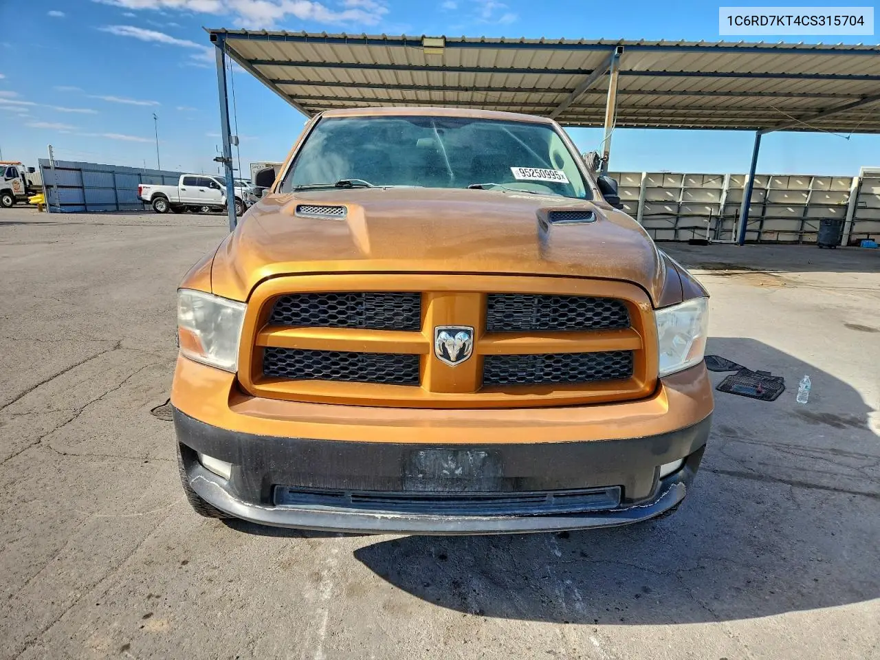 1C6RD7KT4CS315704 2012 Dodge Ram 1500 St