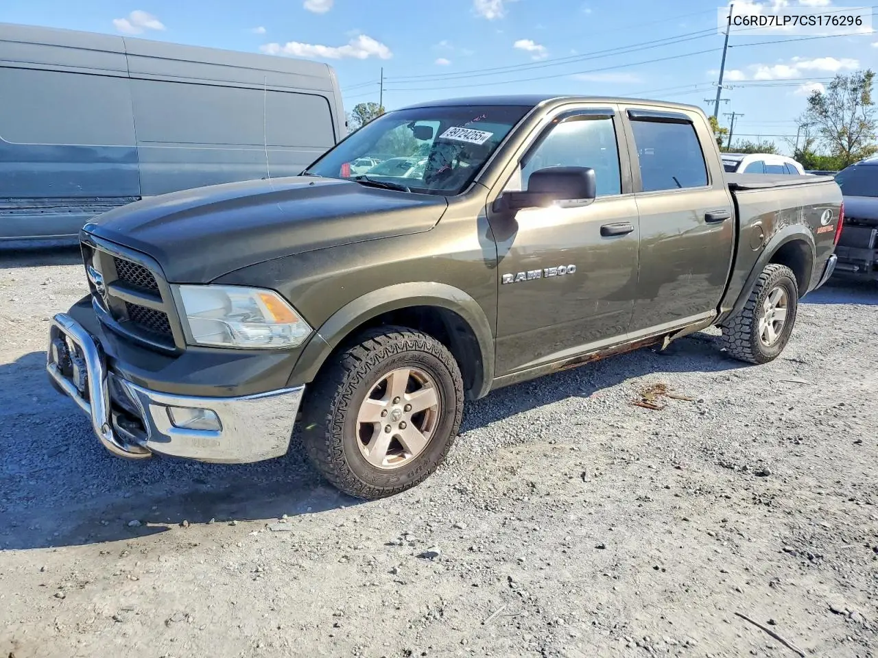 1C6RD7LP7CS176296 2012 Dodge Ram 1500 Slt