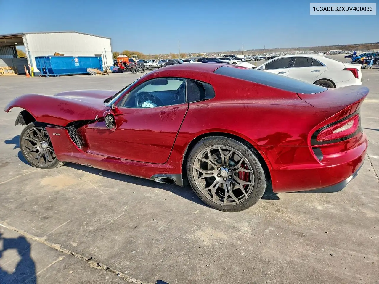 1C3ADEBZXDV400033 2013 Dodge Viper Gts