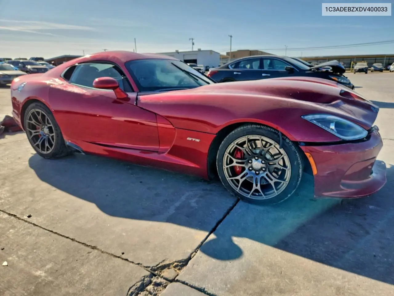 1C3ADEBZXDV400033 2013 Dodge Viper Gts