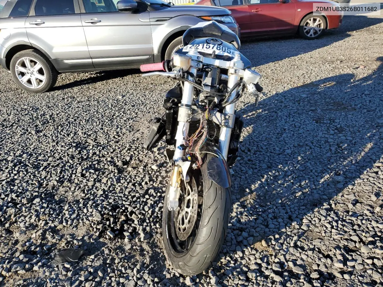 2006 Ducati 749 VIN: ZDM1UB3S26B011682 Lot: 94827945