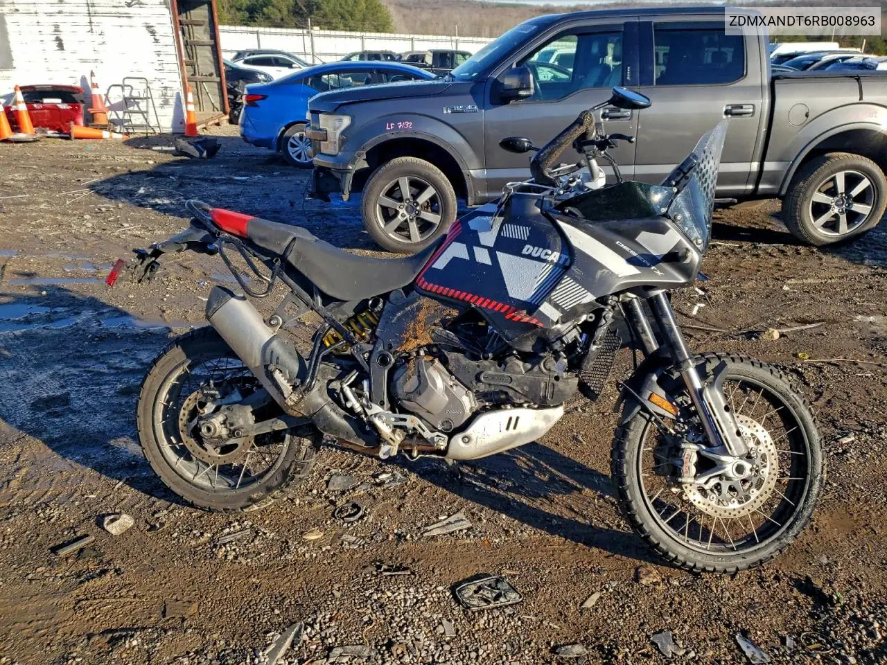 2024 Ducati Desert X VIN: ZDMXANDT6RB008963 Lot: 94944275
