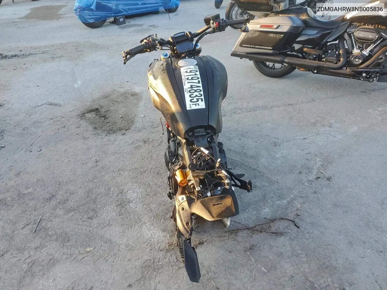 ZDMGAHRW8NB005836 2022 Ducati Diavel 1260 S