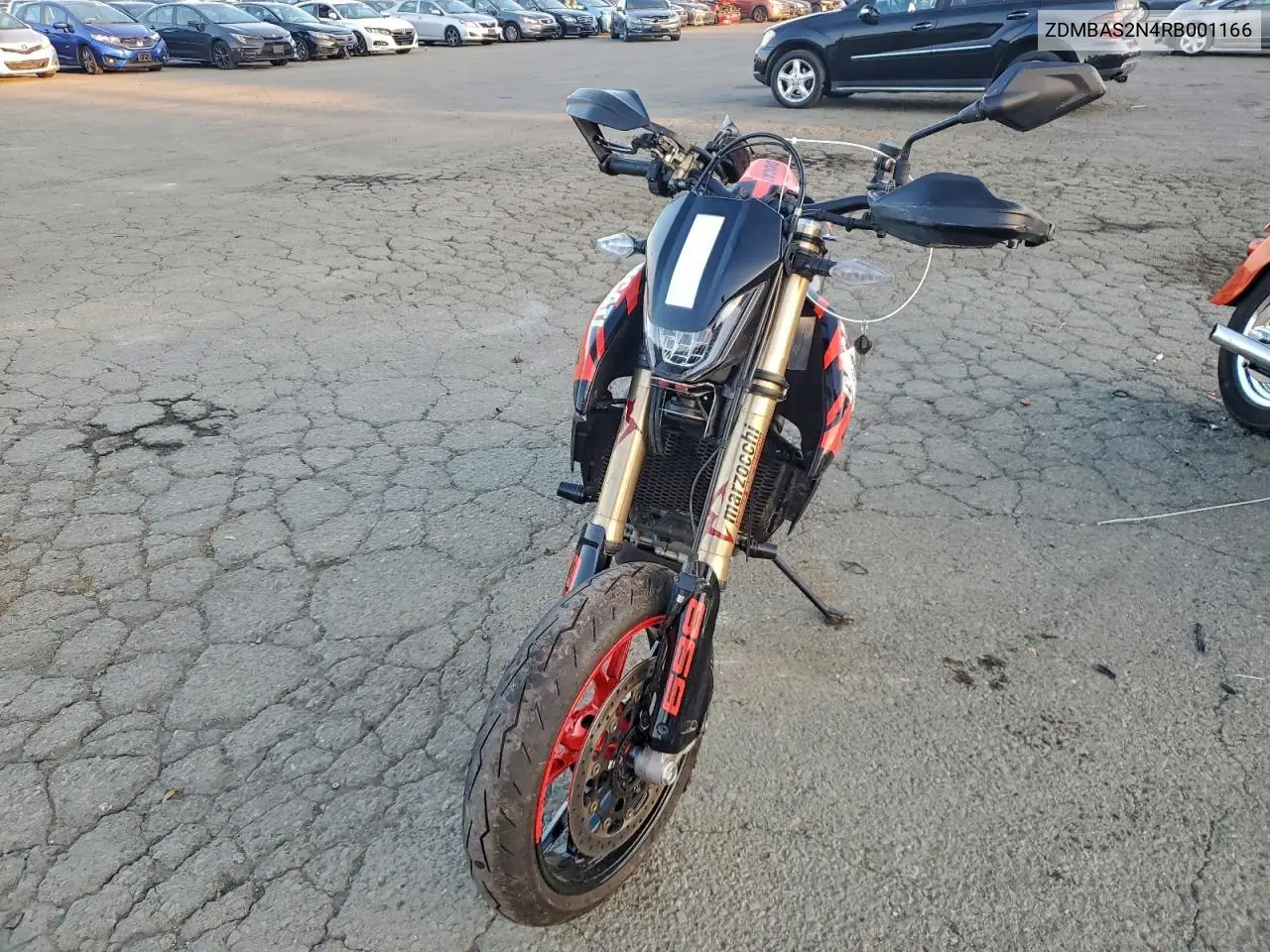 2024 Ducati Hypermotard VIN: ZDMBAS2N4RB001166 Lot: 94373725