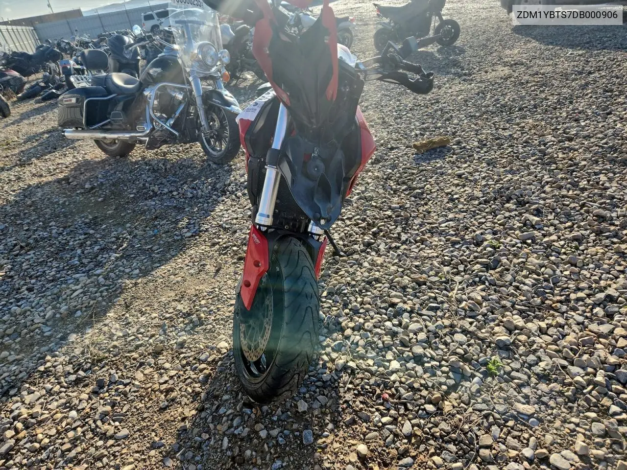 2013 Ducati Hypermotard Hyperstrada VIN: ZDM1YBTS7DB000906 Lot: 94738465
