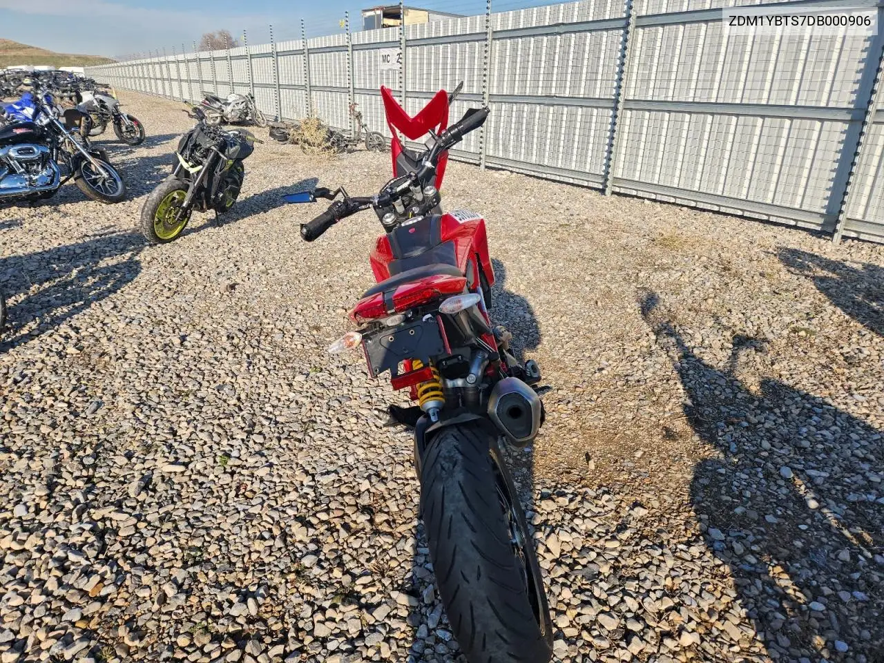 2013 Ducati Hypermotard Hyperstrada VIN: ZDM1YBTS7DB000906 Lot: 94738465