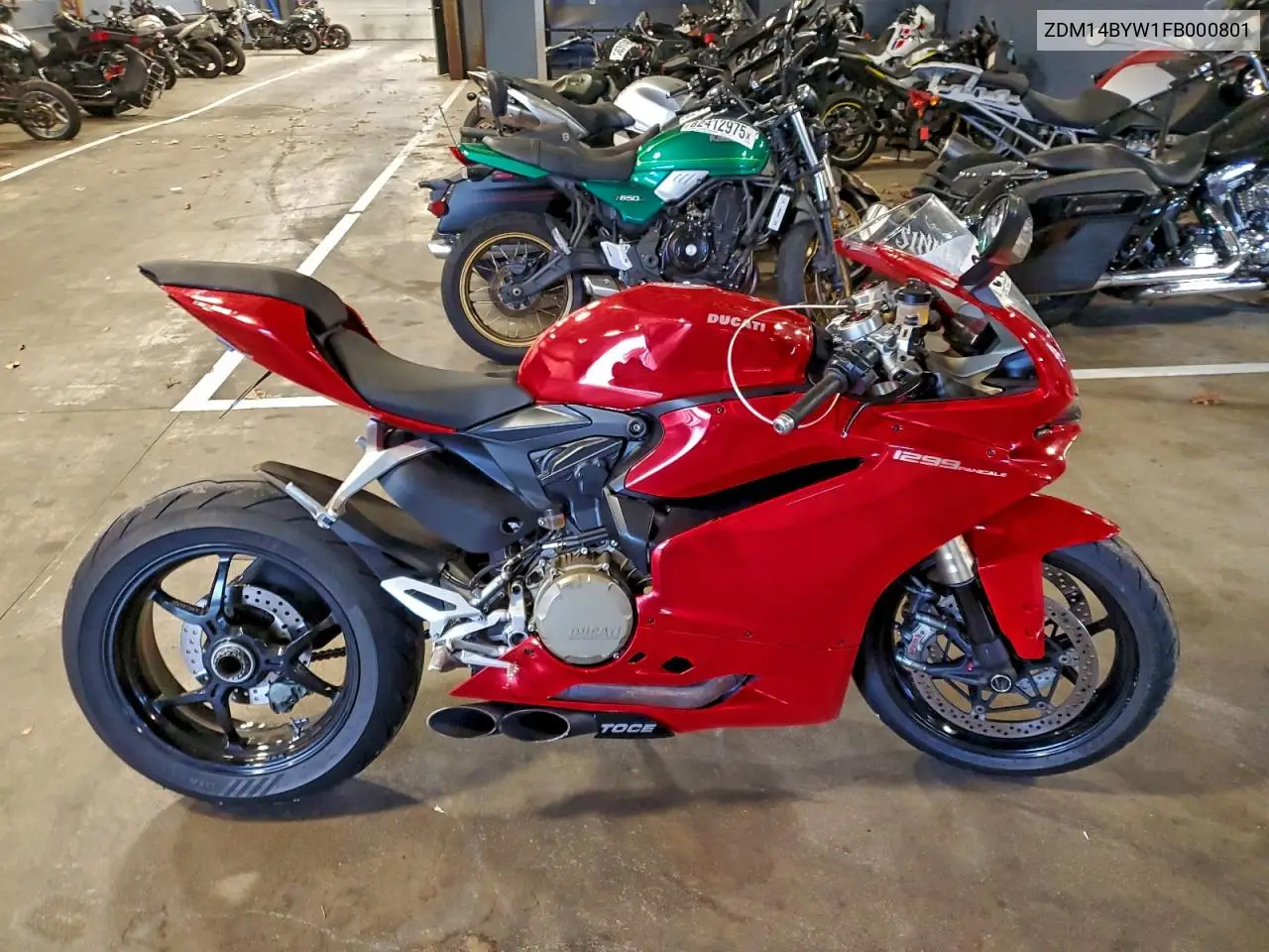 2015 Ducati Superbike 1299 Panigale VIN: ZDM14BYW1FB000801 Lot: 96148595