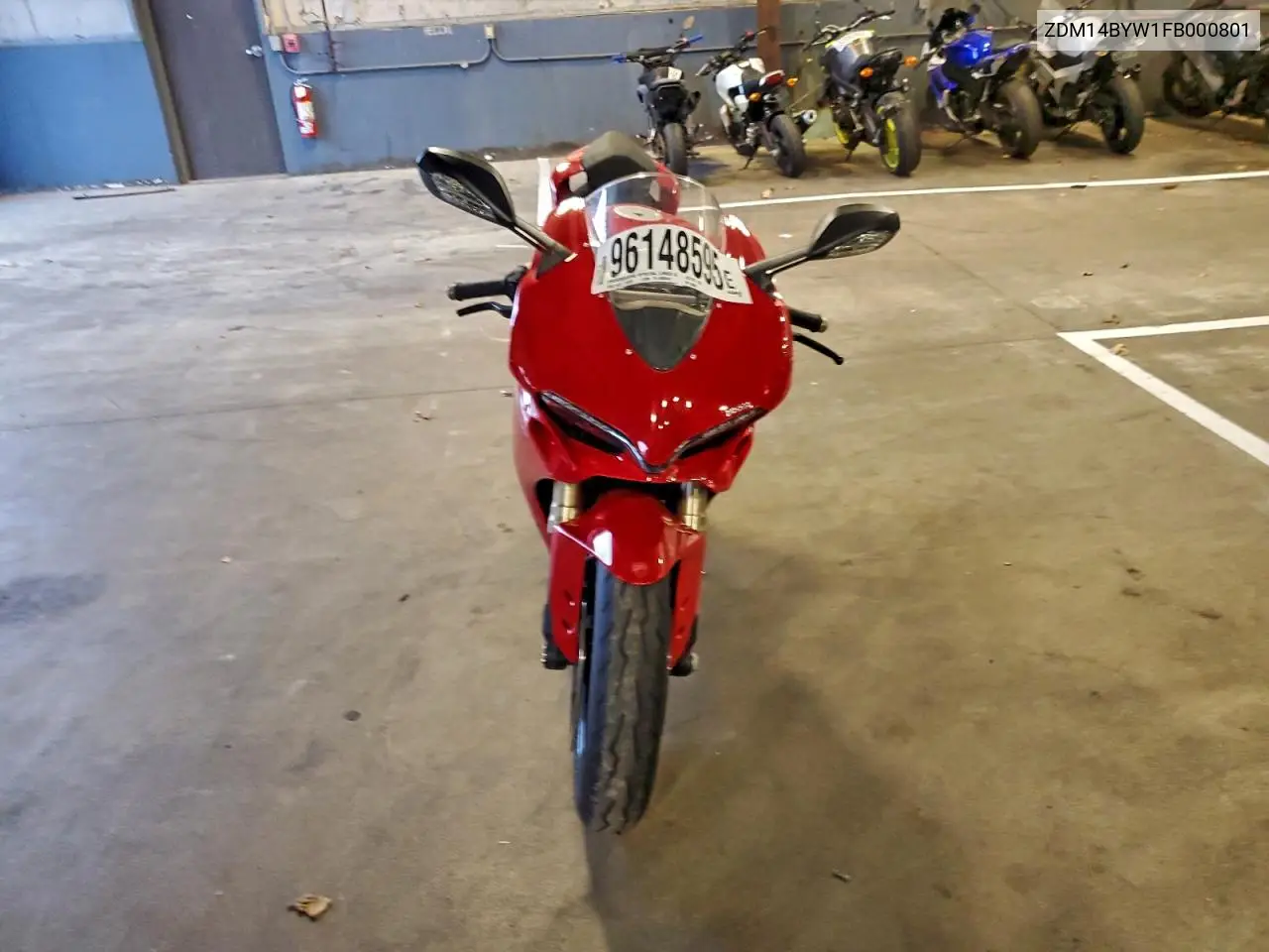 2015 Ducati Superbike 1299 Panigale VIN: ZDM14BYW1FB000801 Lot: 96148595