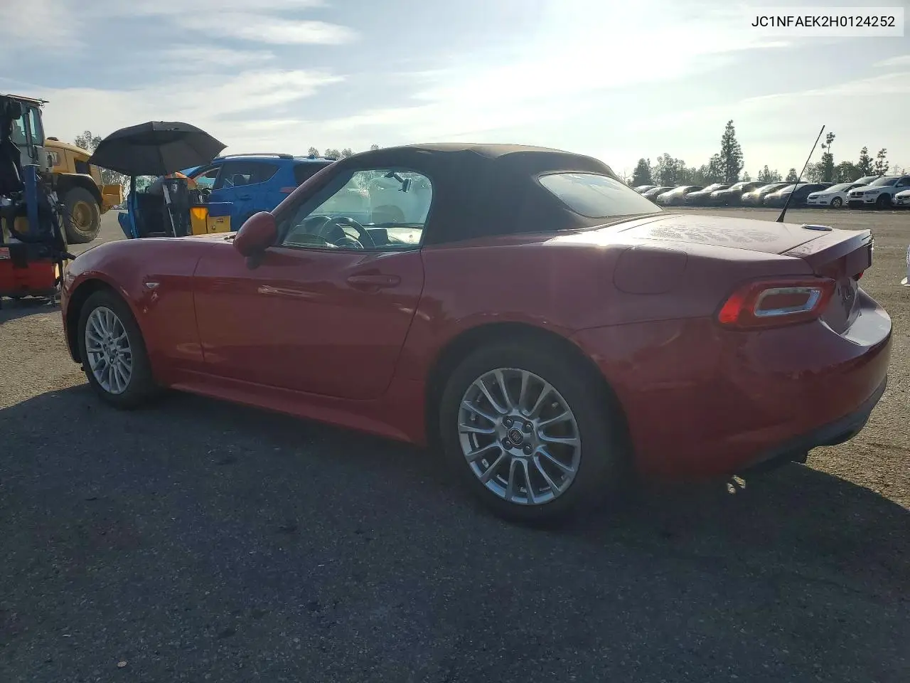 JC1NFAEK2H0124252 2017 Fiat 124 Spider Classica