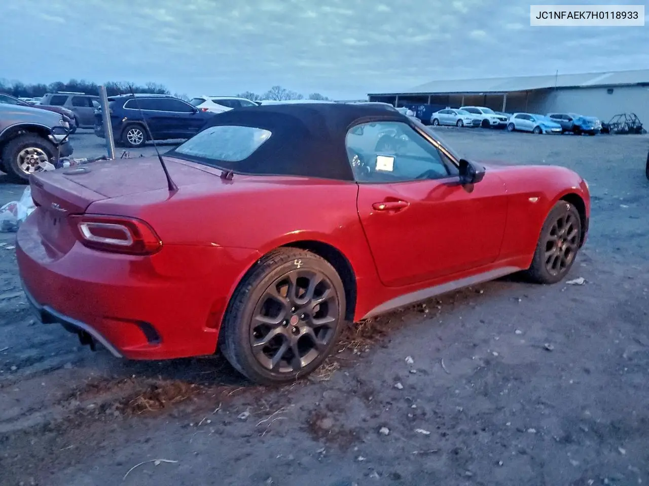 JC1NFAEK7H0118933 2017 Fiat 124 Spider Classica