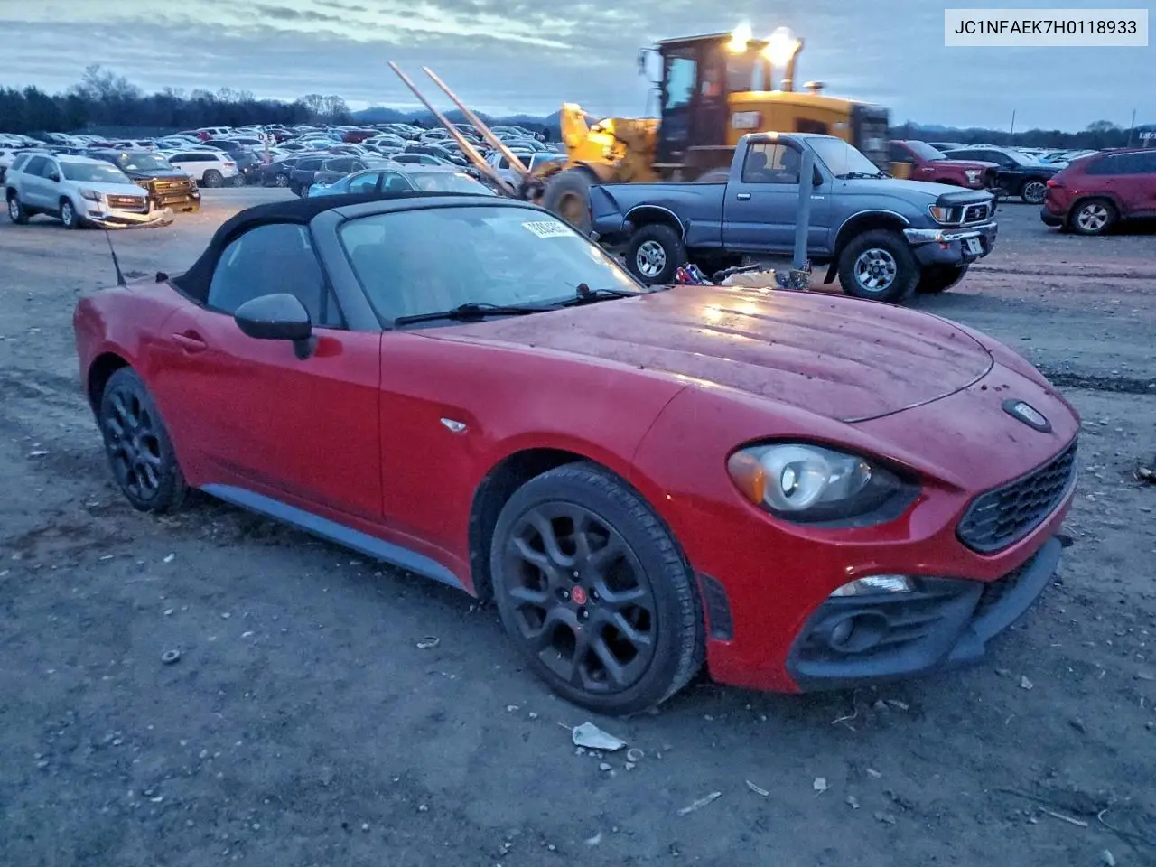 JC1NFAEK7H0118933 2017 Fiat 124 Spider Classica