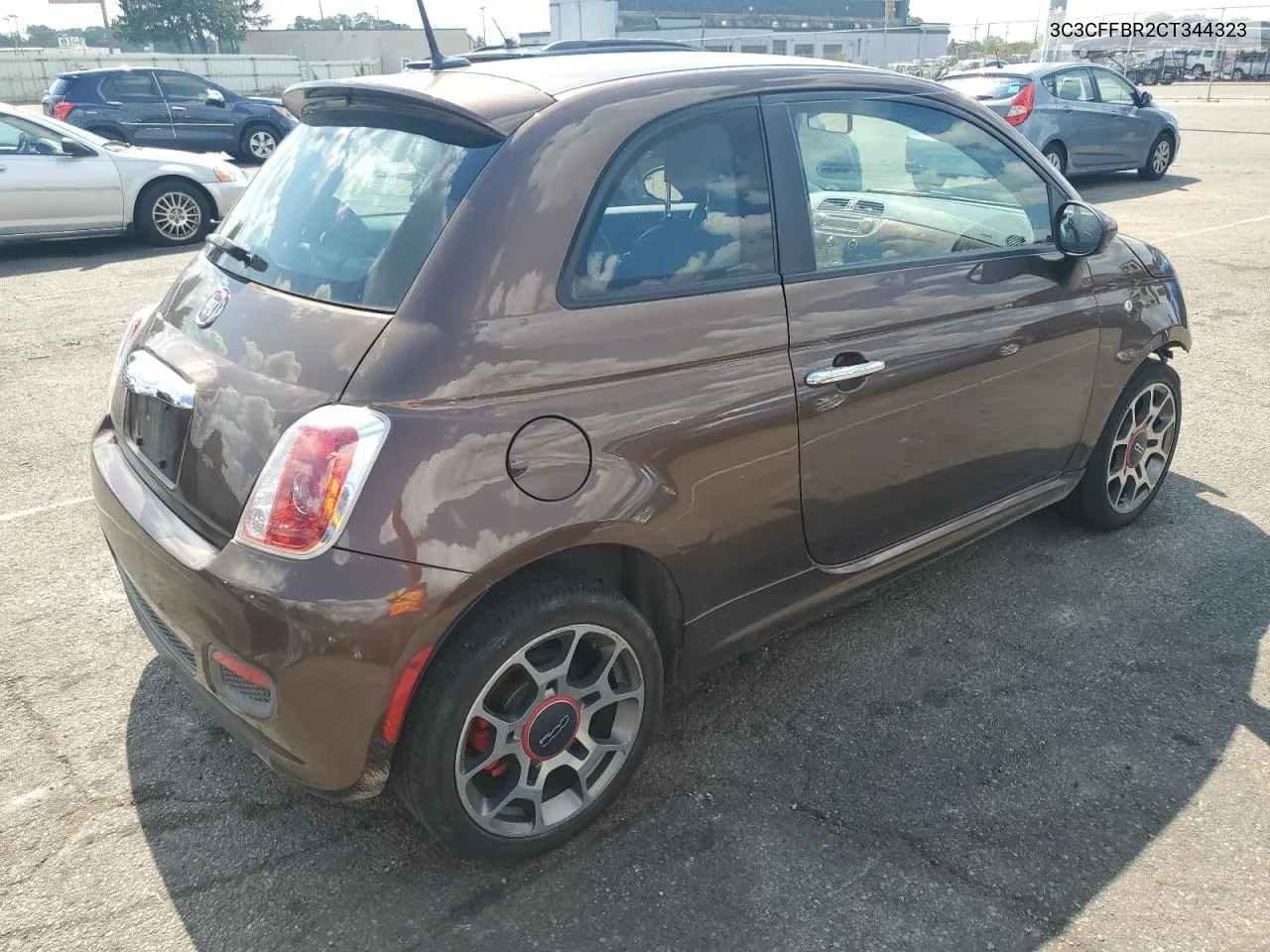 3C3CFFBR2CT344323 2012 Fiat 500 Sport