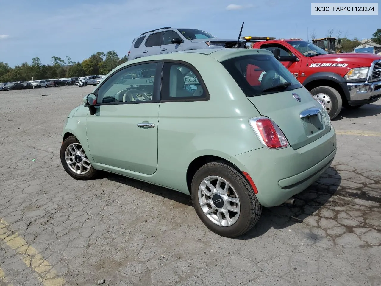 3C3CFFAR4CT123274 2012 Fiat 500 Pop