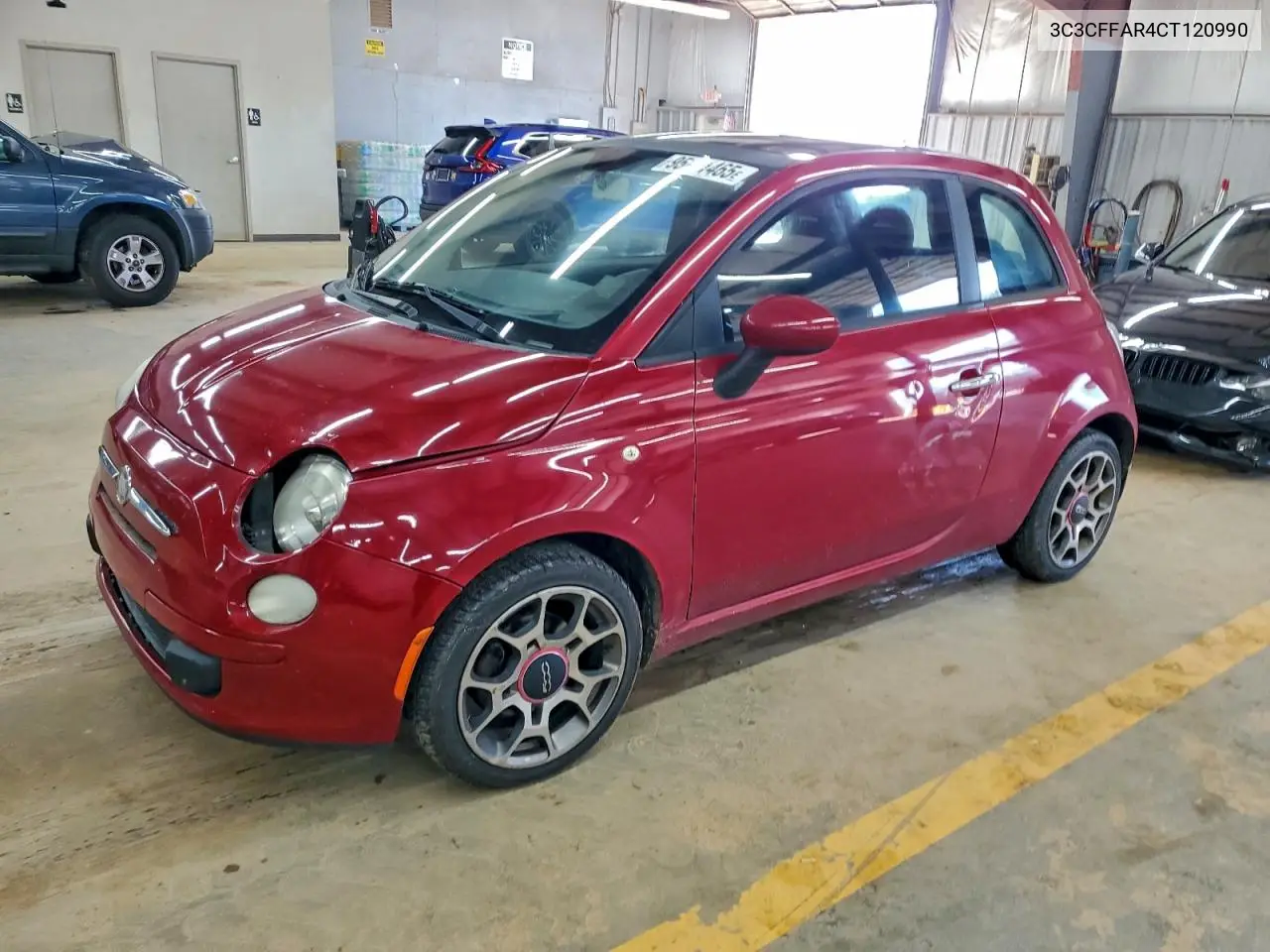 3C3CFFAR4CT120990 2012 Fiat 500 Pop