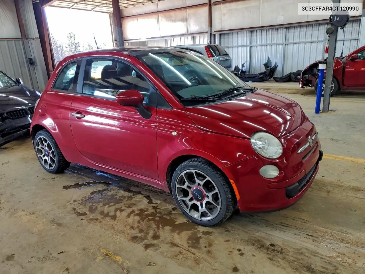 3C3CFFAR4CT120990 2012 Fiat 500 Pop