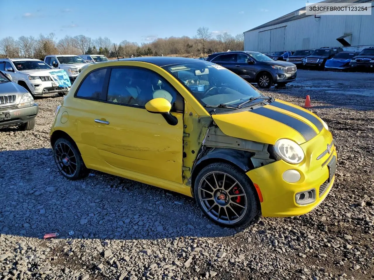 3C3CFFBR0CT123254 2012 Fiat 500 Sport