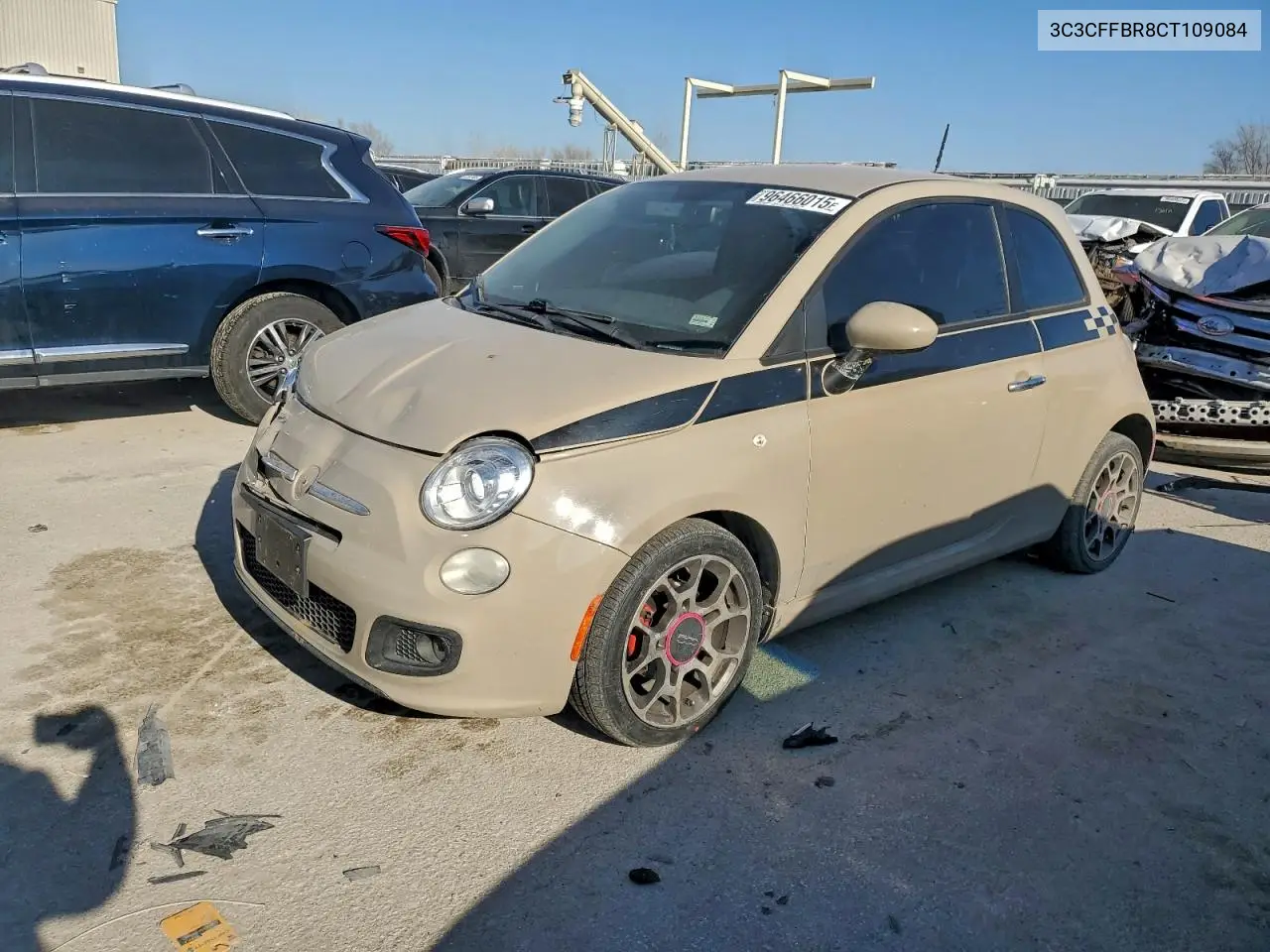 3C3CFFBR8CT109084 2012 Fiat 500 Sport