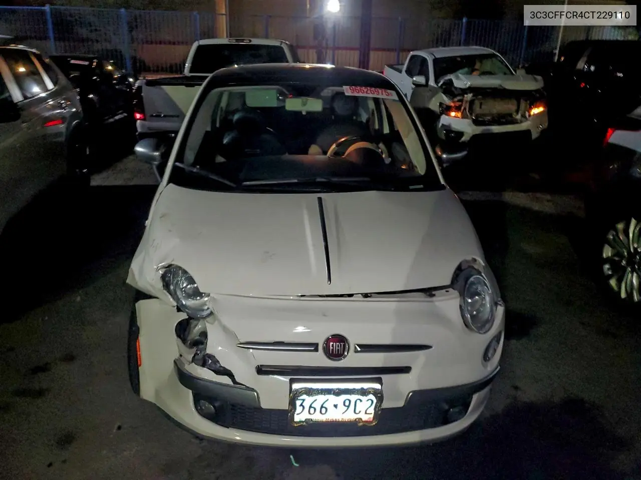 3C3CFFCR4CT229110 2012 Fiat 500 Lounge