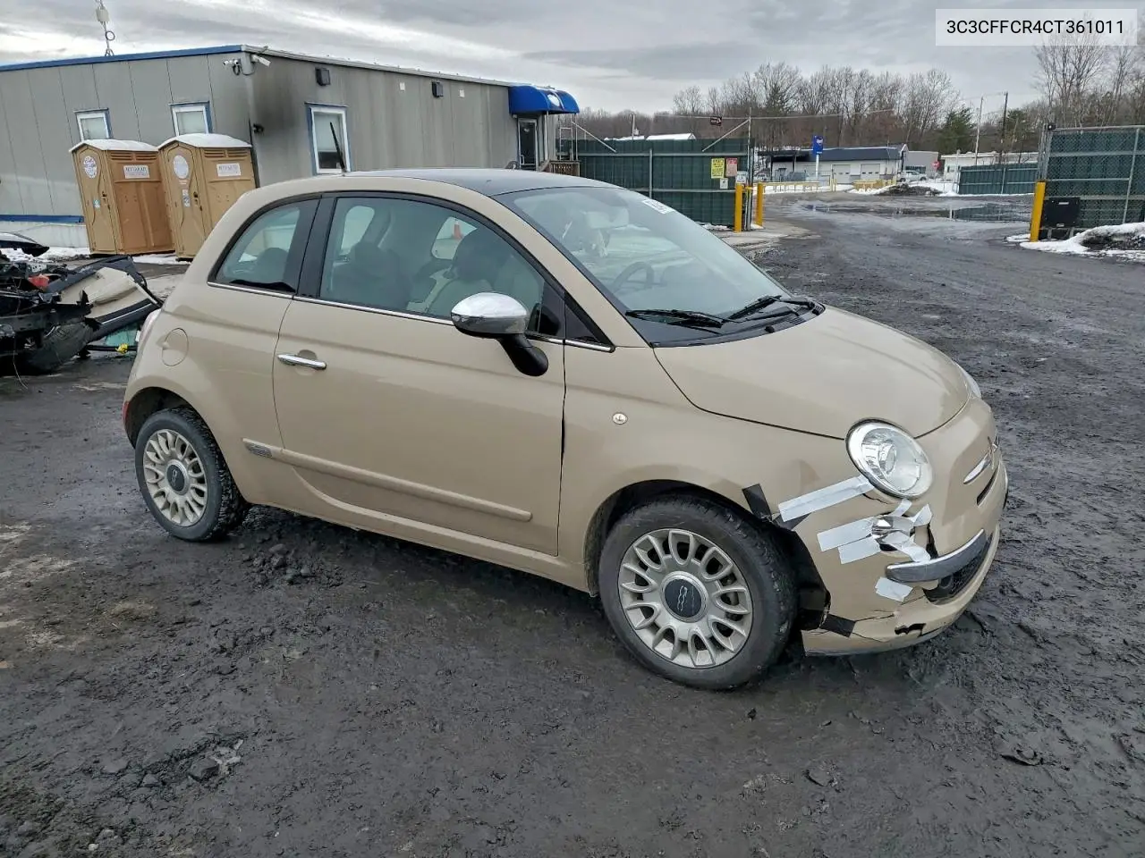 3C3CFFCR4CT361011 2012 Fiat 500 Lounge