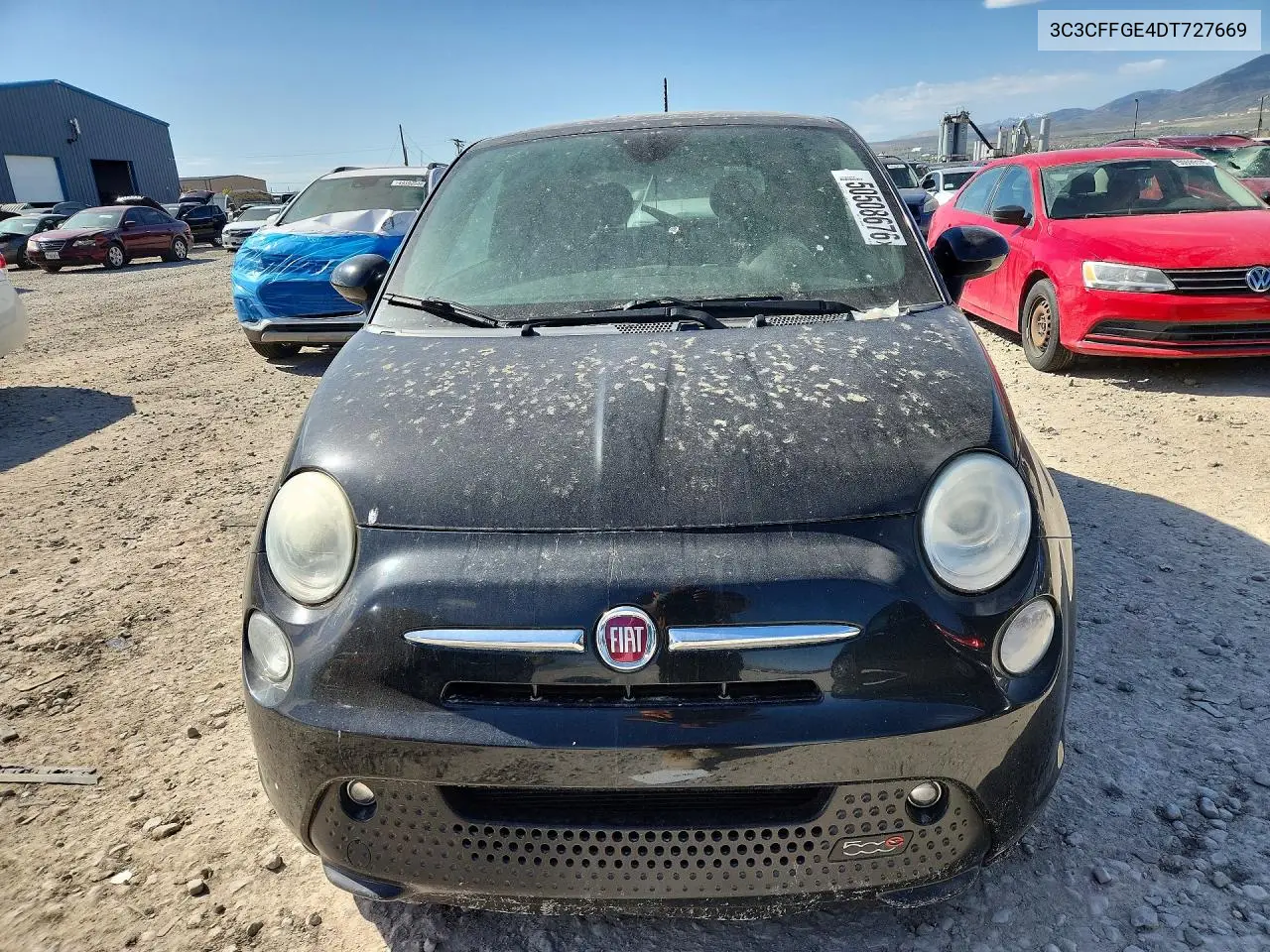 2013 Fiat 500 Electric VIN: 3C3CFFGE4DT727669 Lot: 50508676