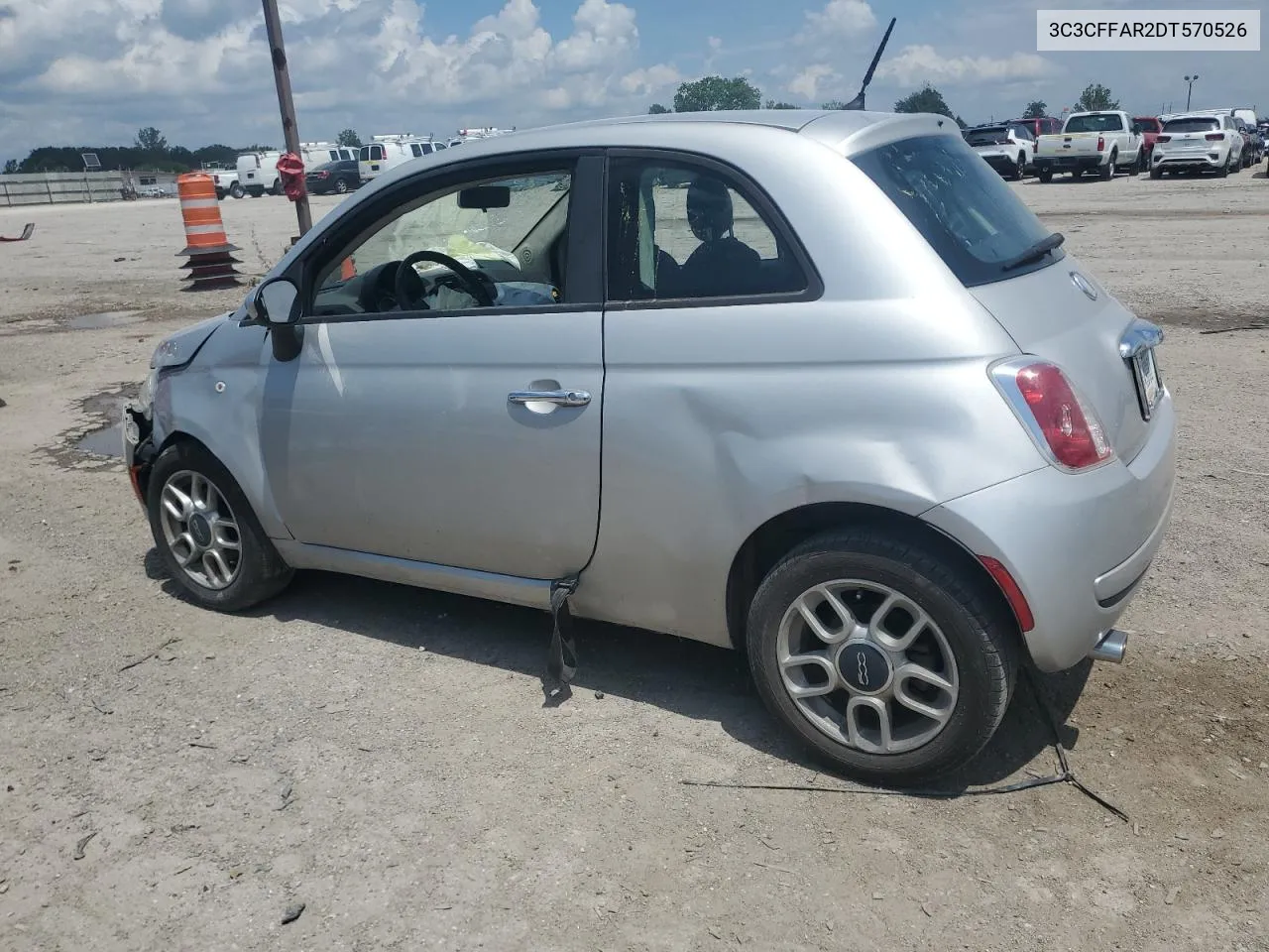 3C3CFFAR2DT570526 2013 Fiat 500 Pop