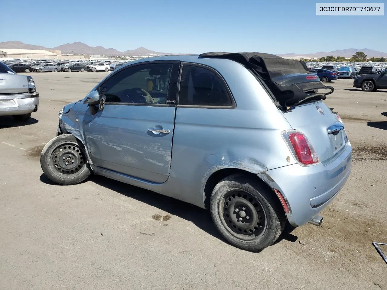 3C3CFFDR7DT743677 2013 Fiat 500 Pop