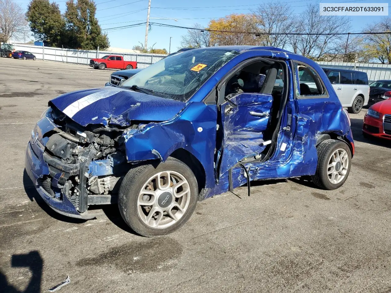 3C3CFFAR2DT633091 2013 Fiat 500 Pop