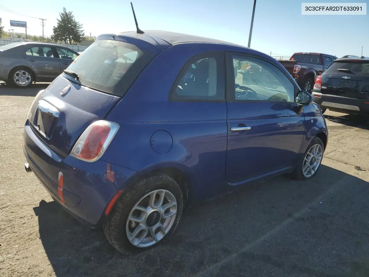 3C3CFFAR2DT633091 2013 Fiat 500 Pop